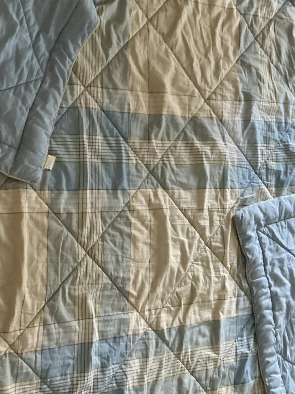 EUC Vintage Martha Stewart Blue Plaid Comforter